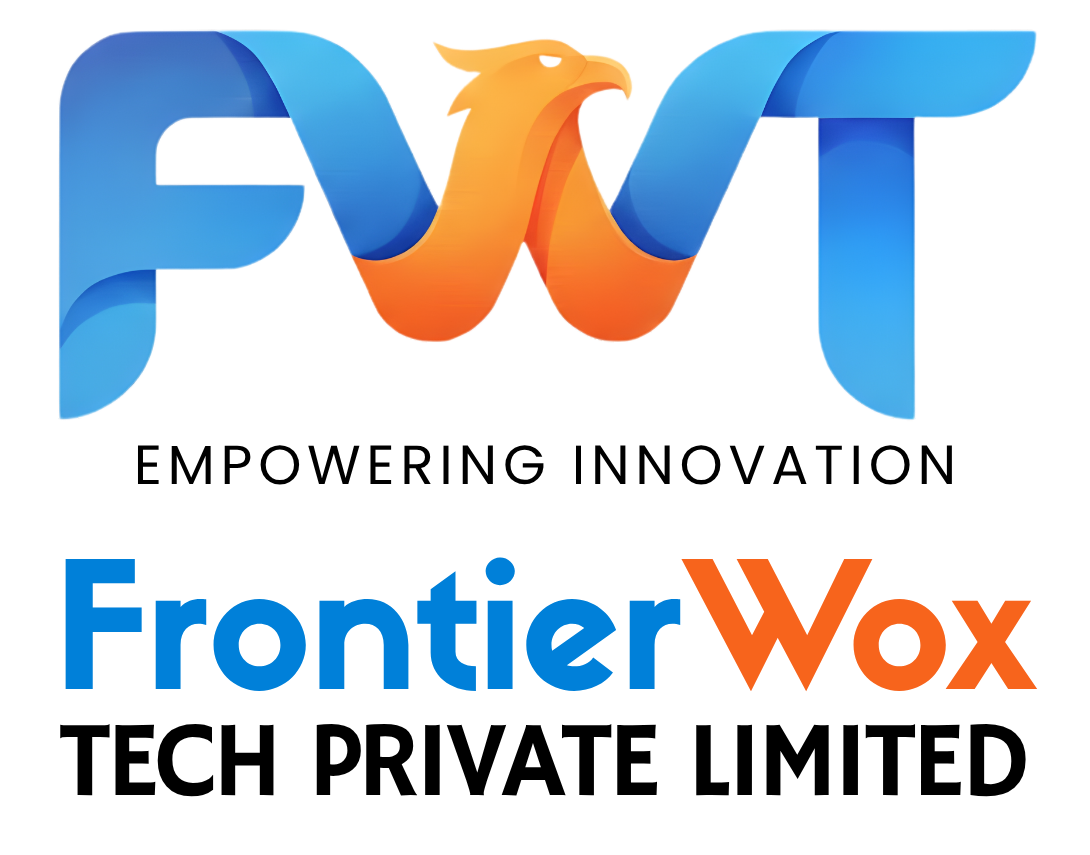 FrontierWox Tech Corporate Shuttle Logo