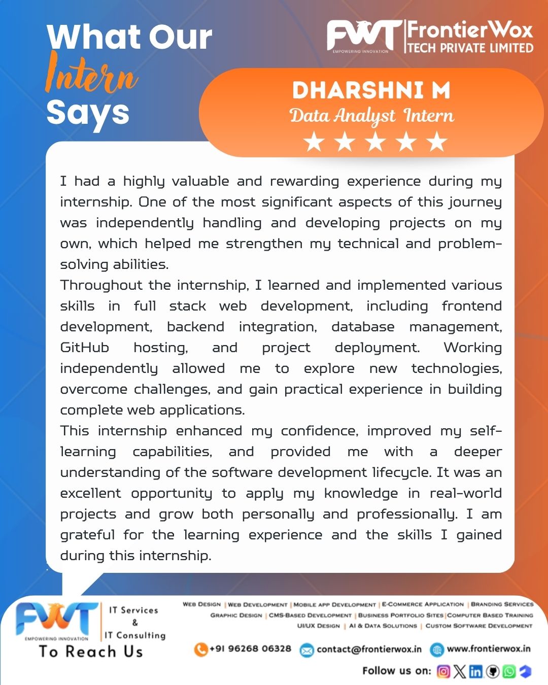 Intern Testimonial 10