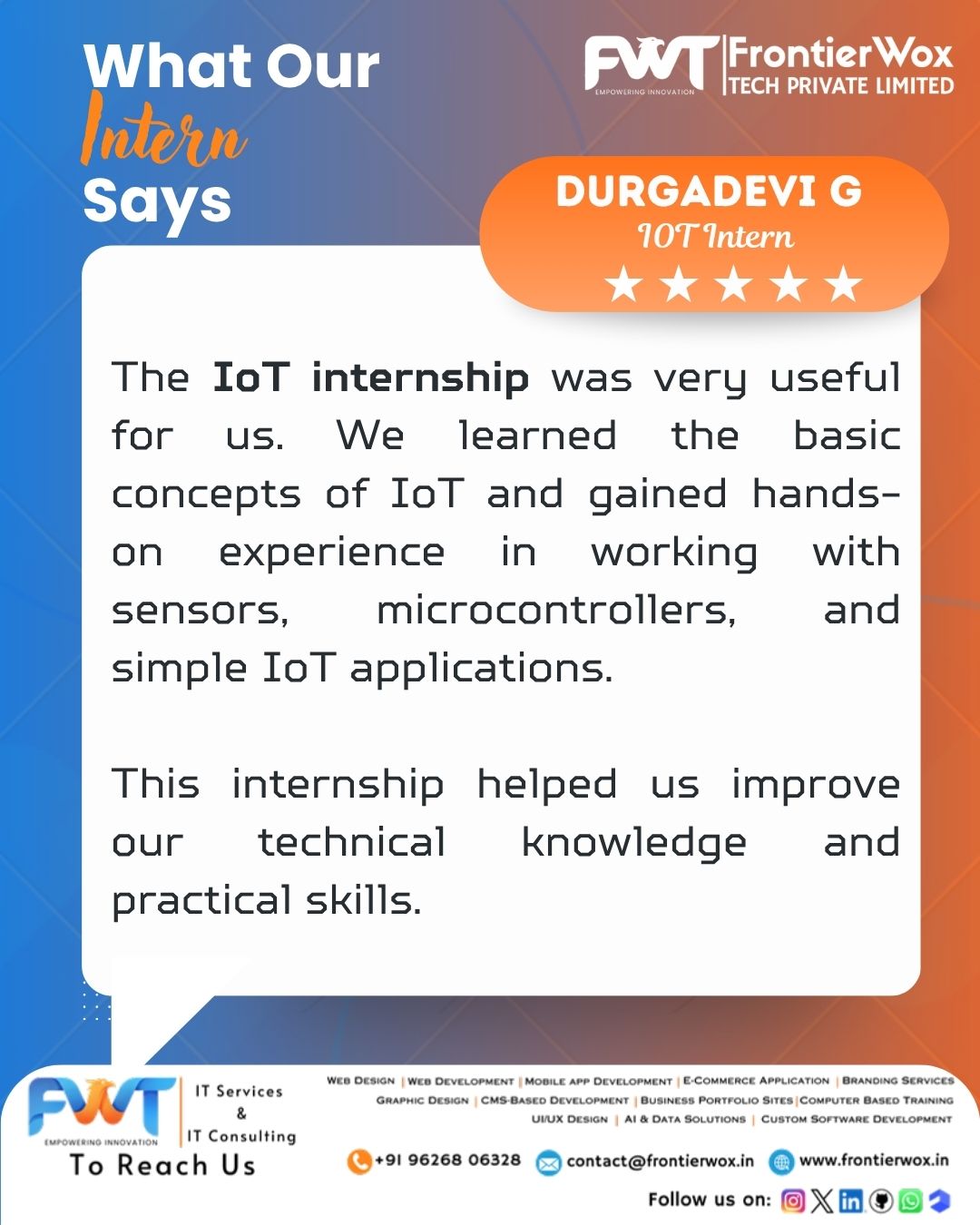 Intern Testimonial 11