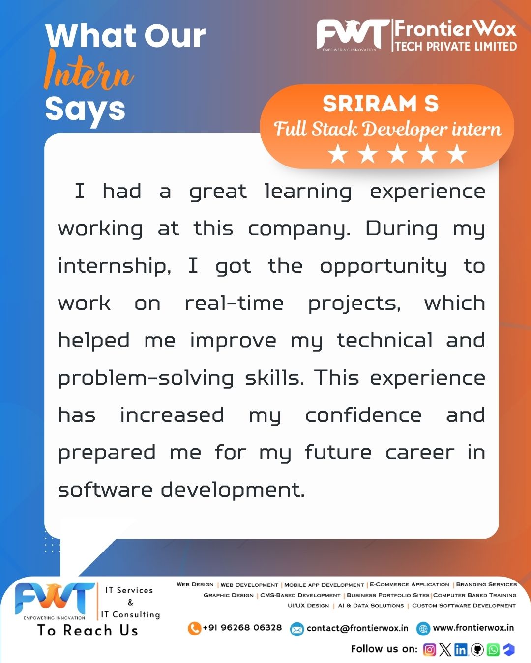 Intern Testimonial 28