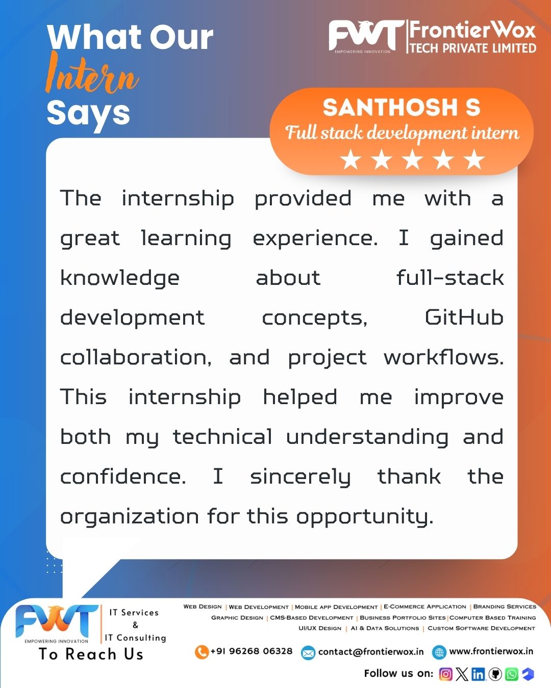 Intern Testimonial 29