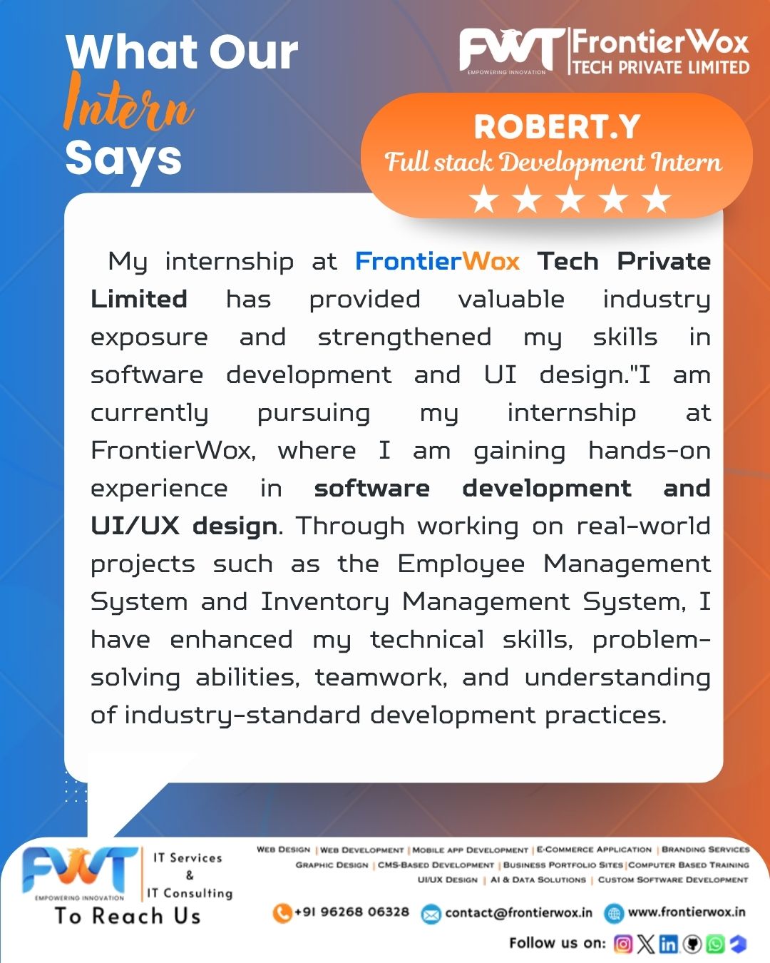 Intern Testimonial 43