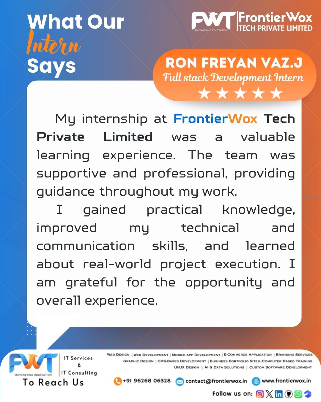 Intern Testimonial 44