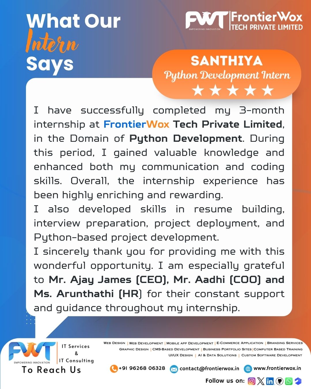 Intern Testimonial 45