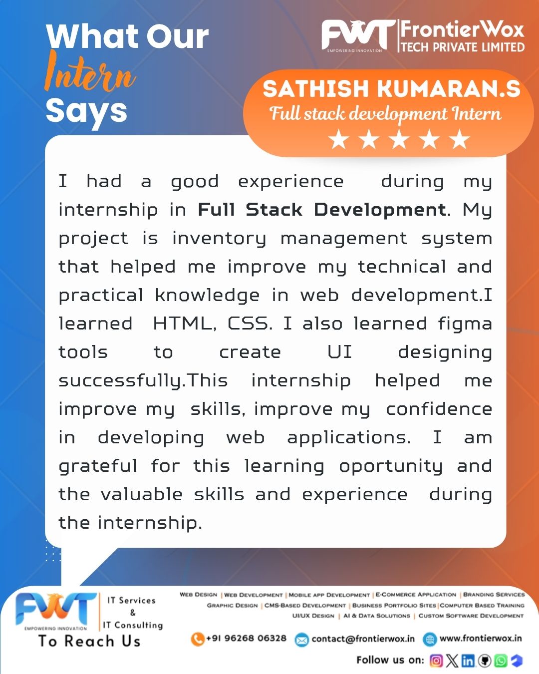 Intern Testimonial 46