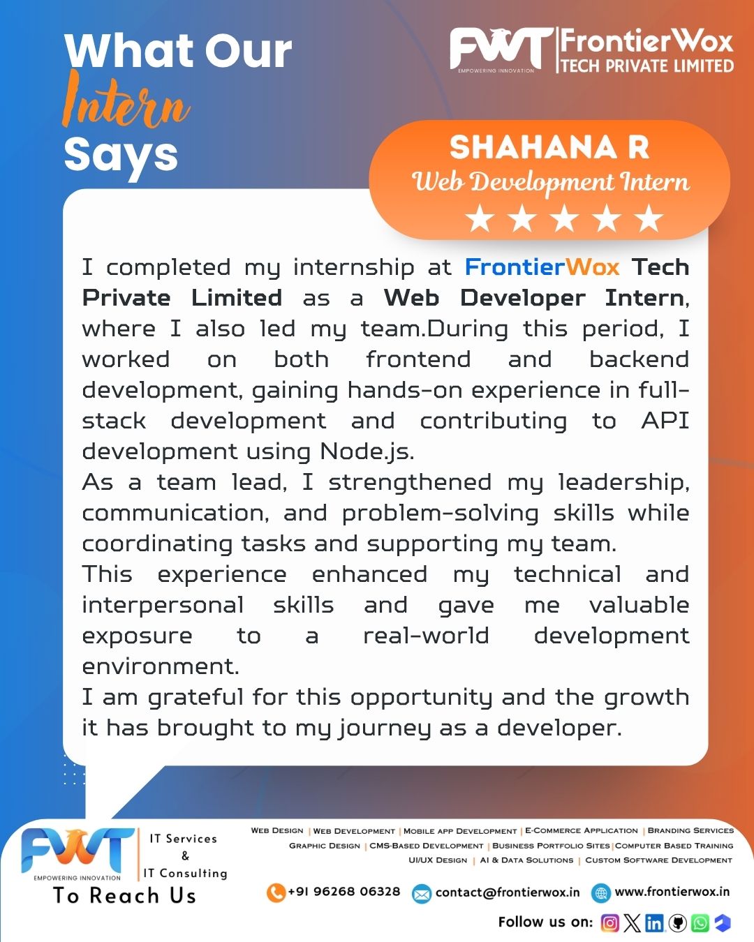 Intern Testimonial 47