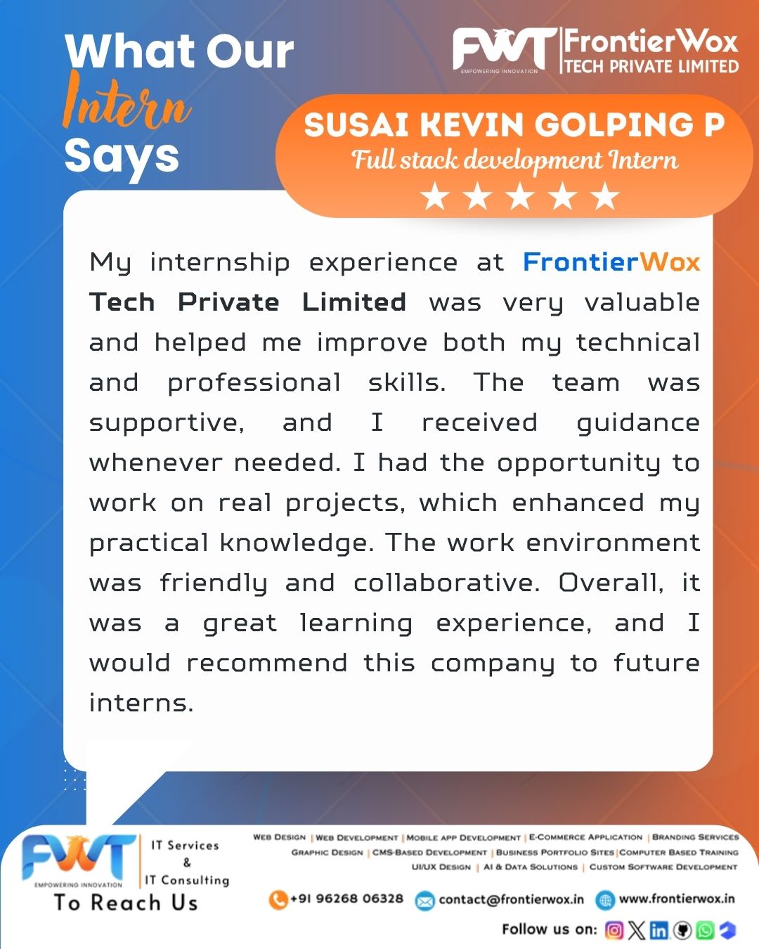 Intern Testimonial 50