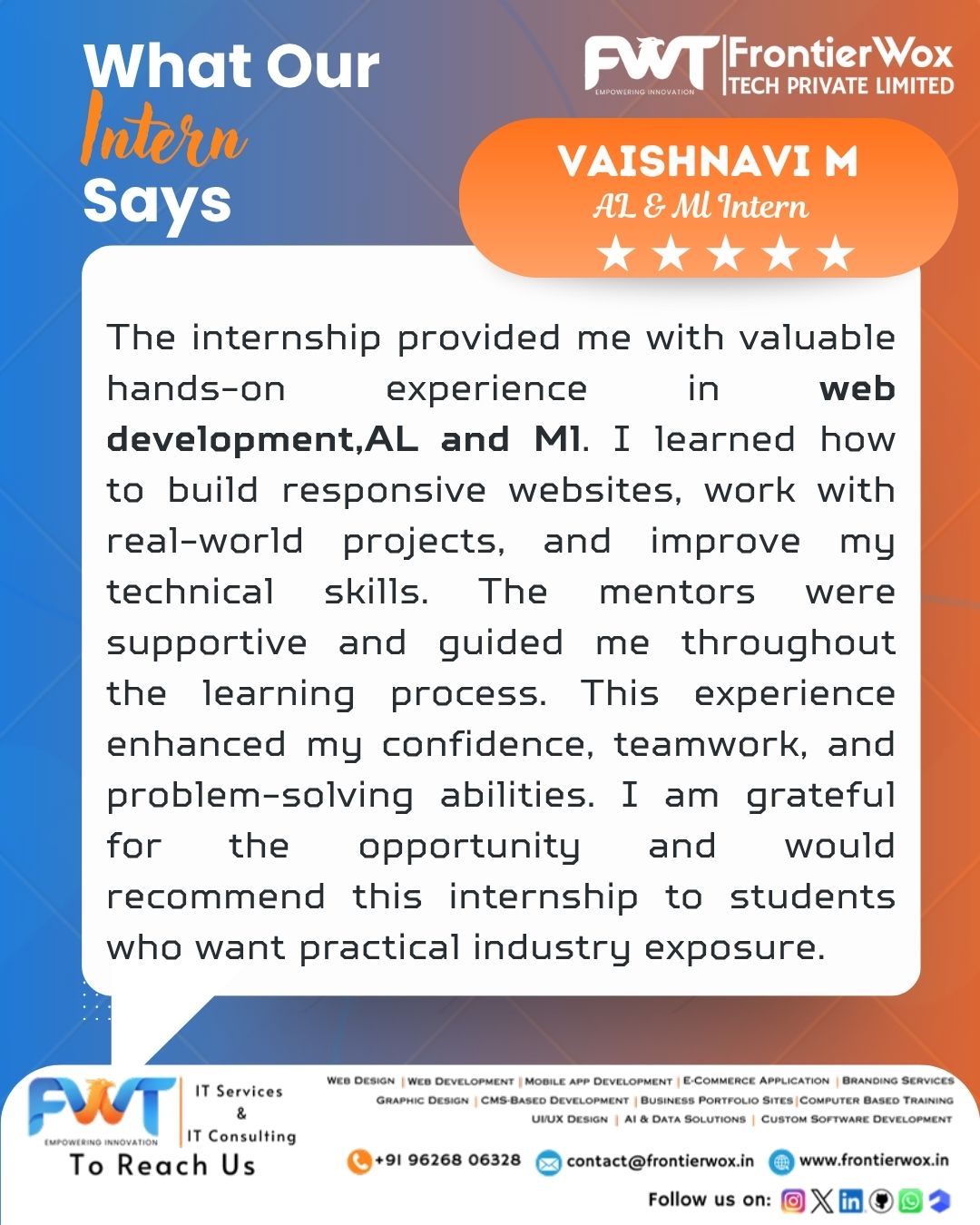 Intern Testimonial 52