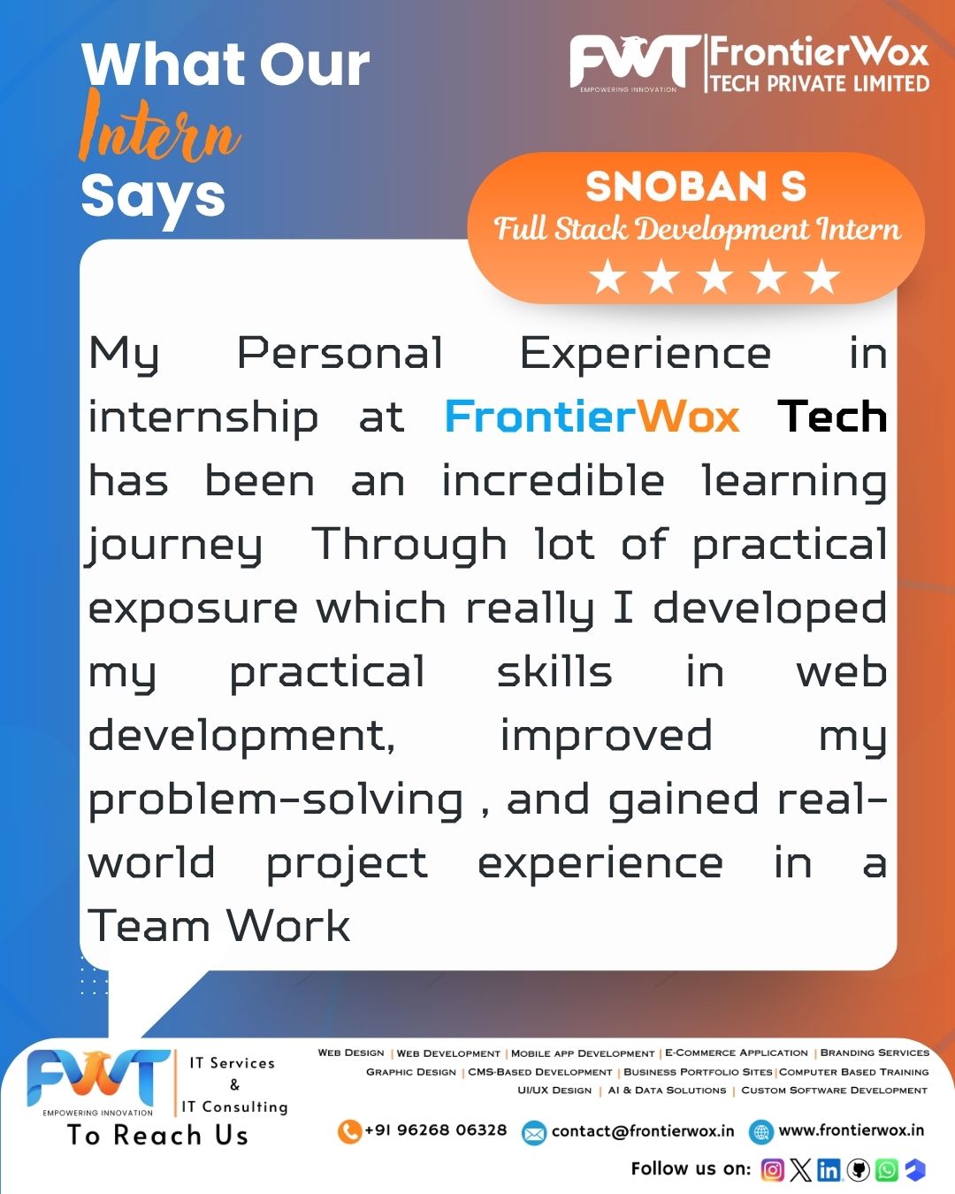 Intern Testimonial 55