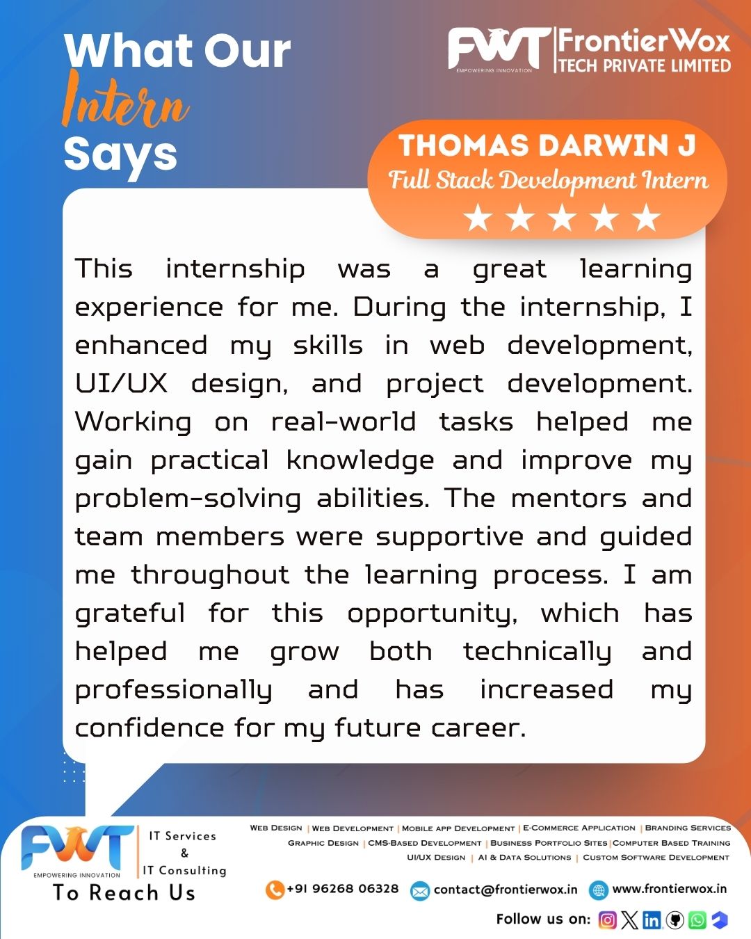 Intern Testimonial 57