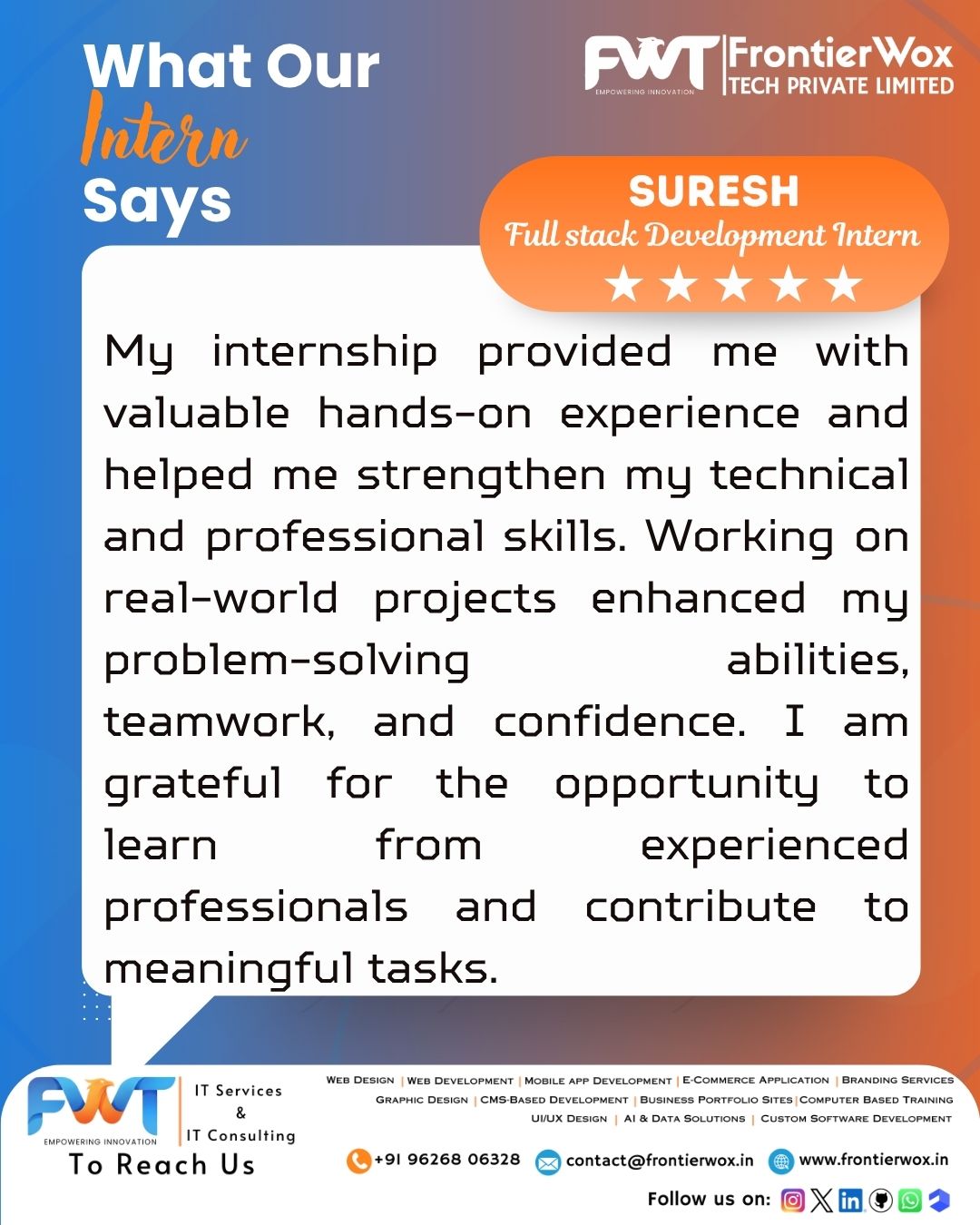 Intern Testimonial 62