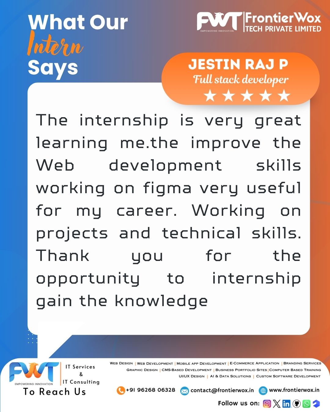 Intern Testimonial 67