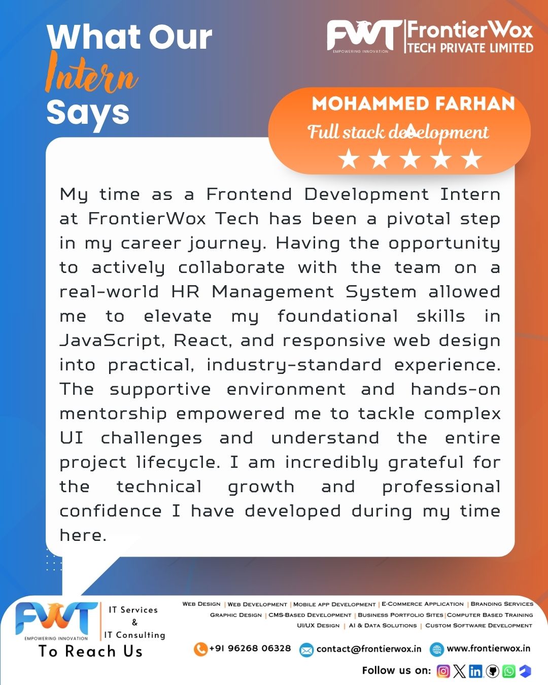 Intern Testimonial 71