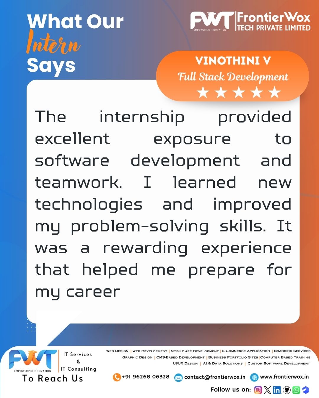 Intern Testimonial 78